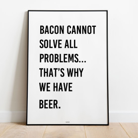 Bacon & Beer Poster