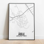 Åsele Karta Poster