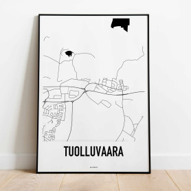Tuolluvaara Karta