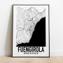 Fuengirola Karta Poster