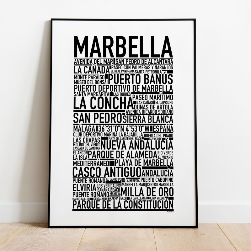 Marbella San Pedro Poster