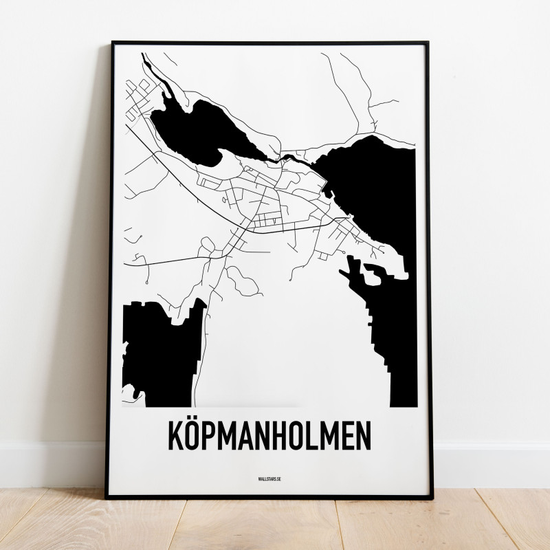 Köpmanholmen Karta