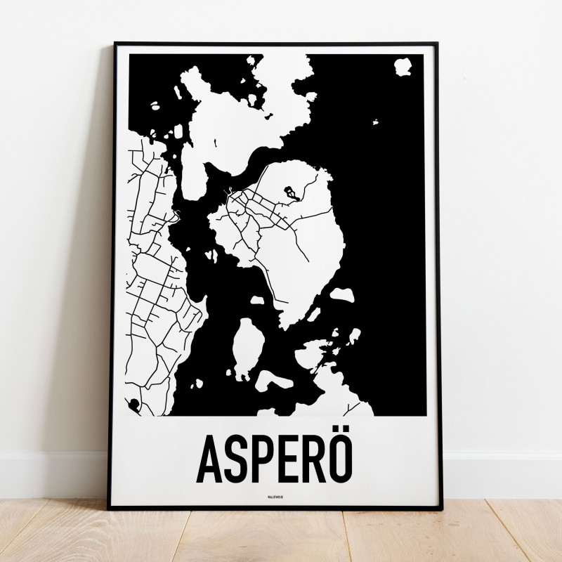 Asperö Karta
