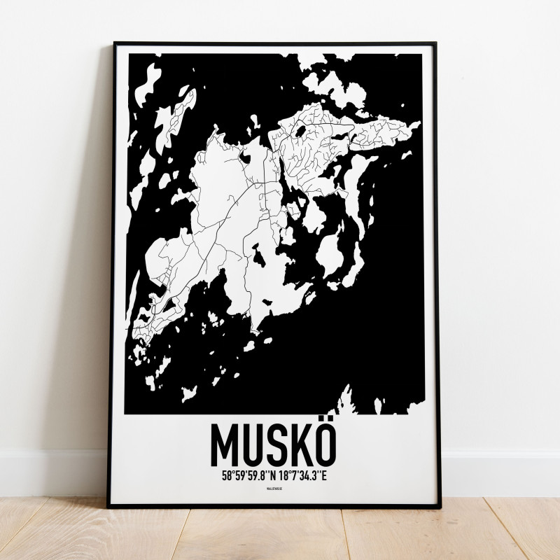 Muskö Karta