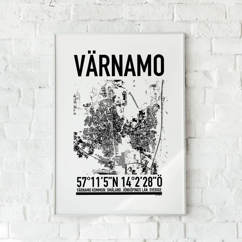 Värnamo Karta