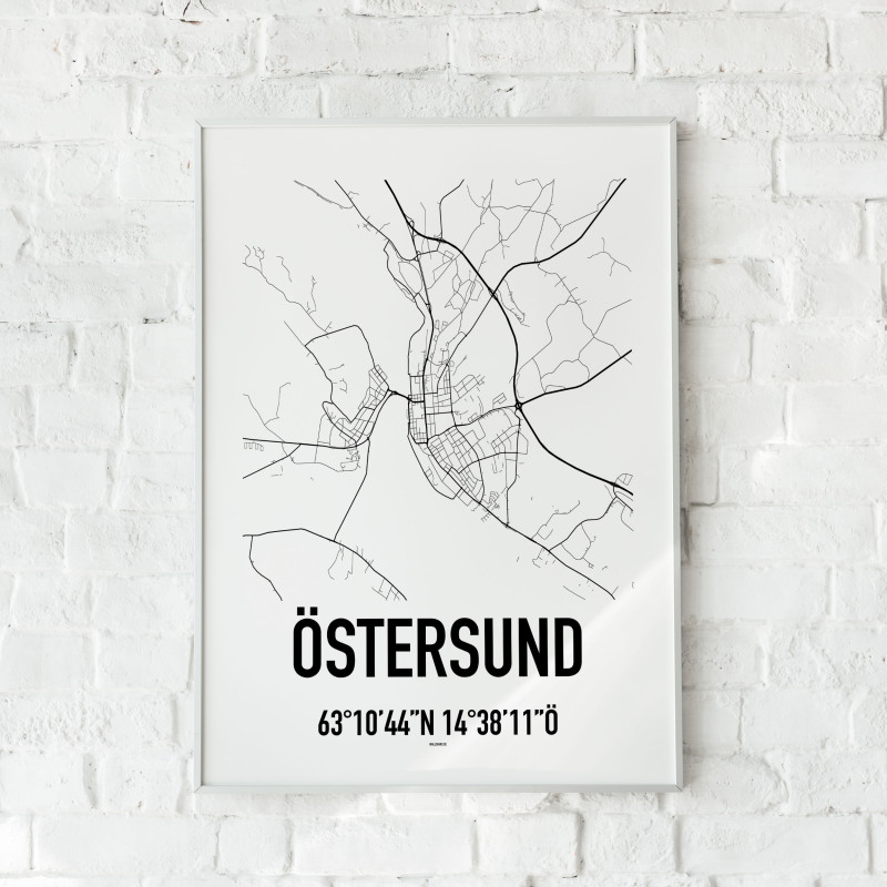 Östersund Karta
