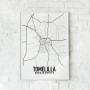 Tomelilla Karta Poster