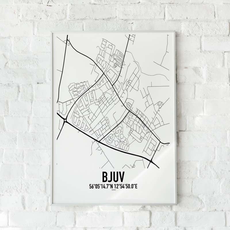 Bjuv Karta Poster