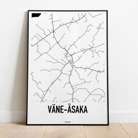Väne-Åsaka Karta