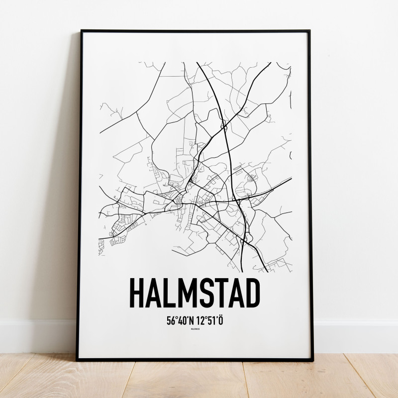 Halmstad Karta