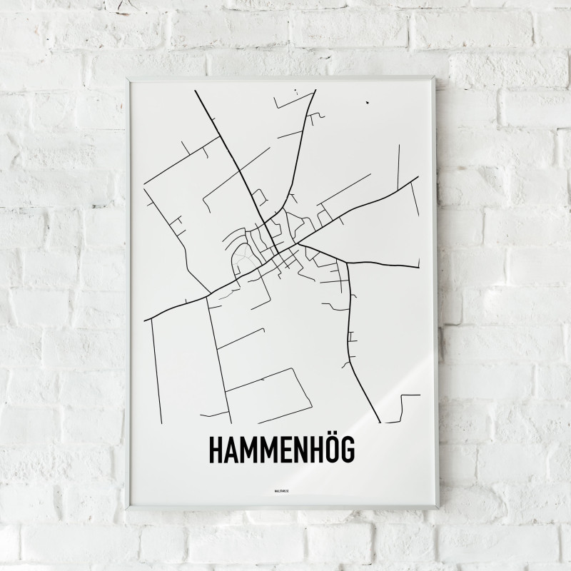Hammenhög Karta