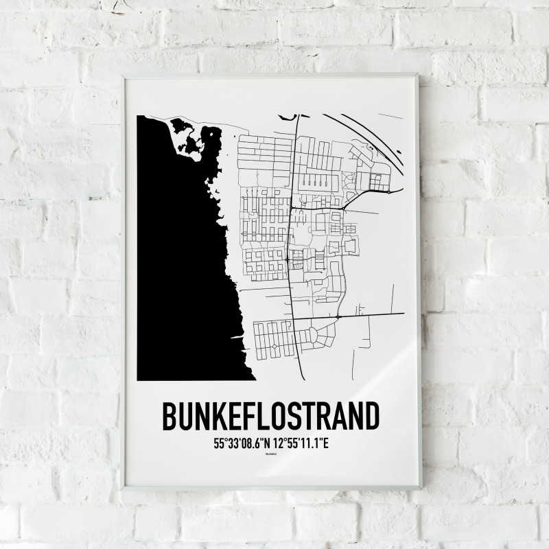 Bunkeflostrand Karta