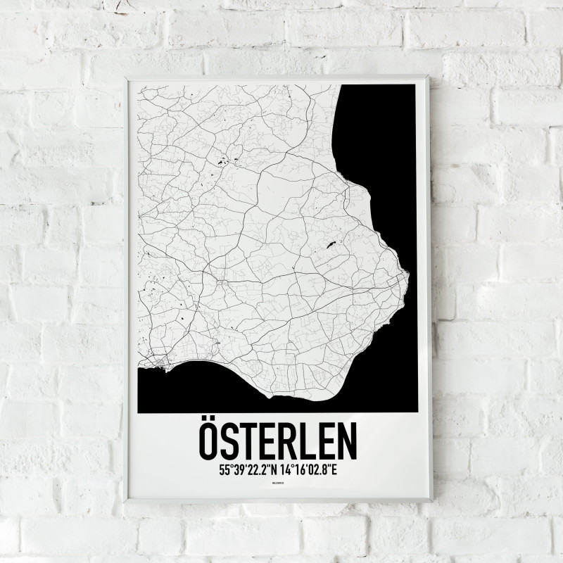 Österlen Karta Poster