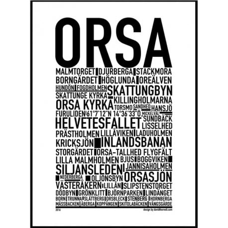 Orsa Poster