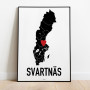 Svartnäs Heart Poster