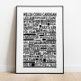 Welsh Corgi Cardigan Poster