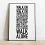 Walk Alone Poster