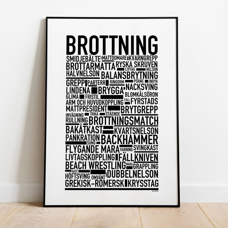Brottning Poster