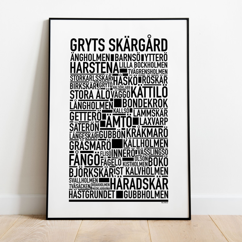 Gryts skärgård Poster