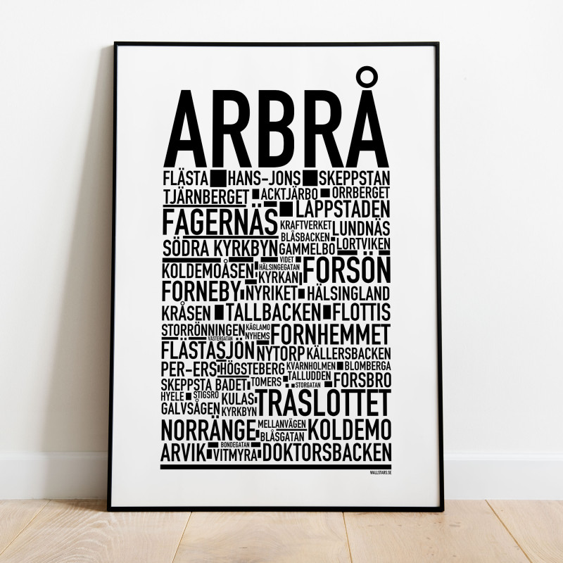 Arbrå Poster