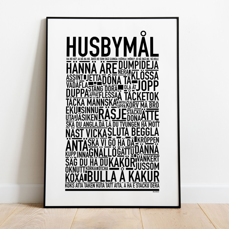 Husbymål Poster