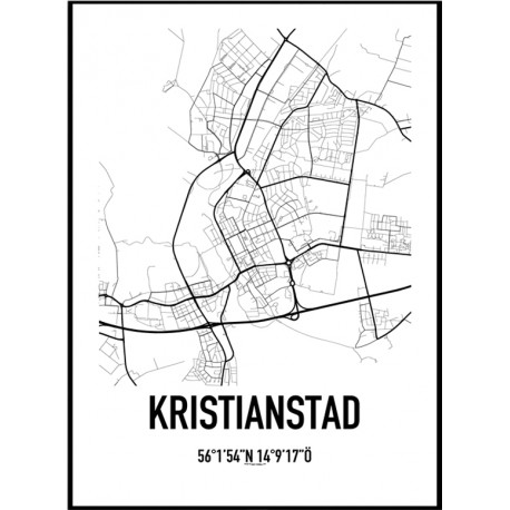 Kristianstad Karta. Hitta dina posters online hos Wallstars