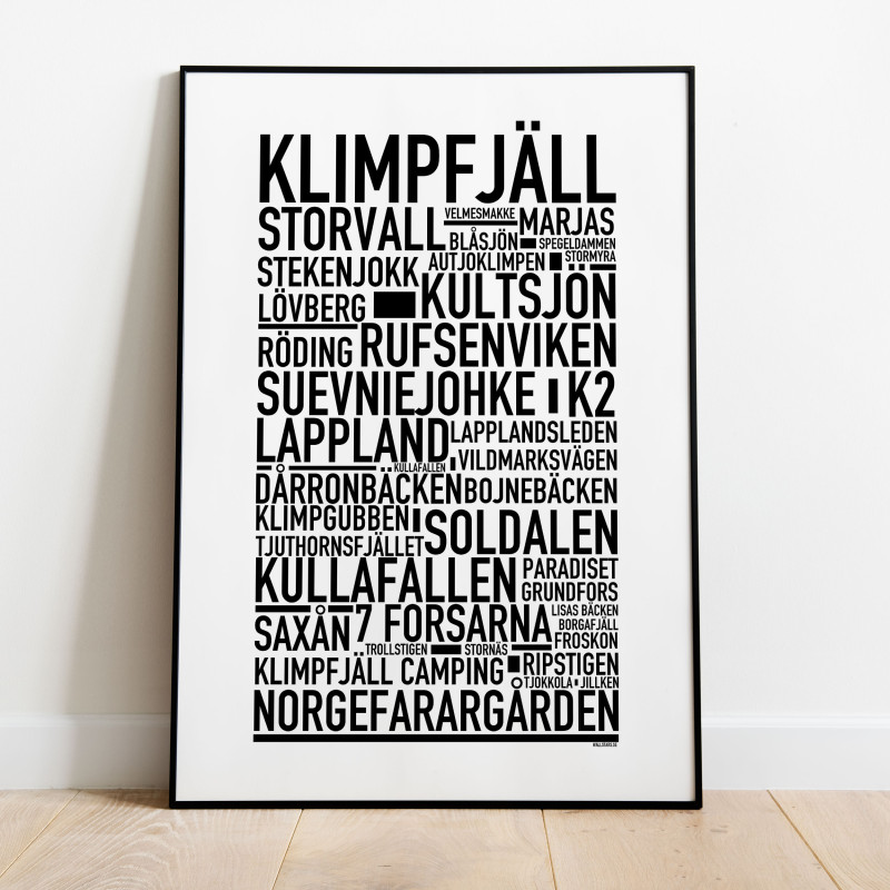 Klimpfjäll Poster