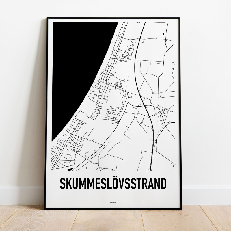 Skummeslövsstrand Karta