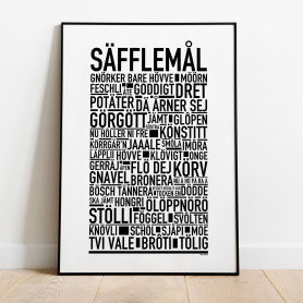 Säfflemål Poster