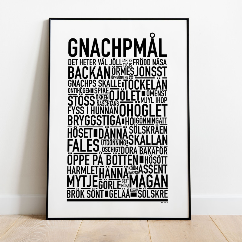 Gnachpmål Poster
