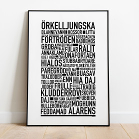 Örkelljungska Poster