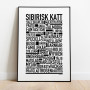 Sibirisk Katt Poster