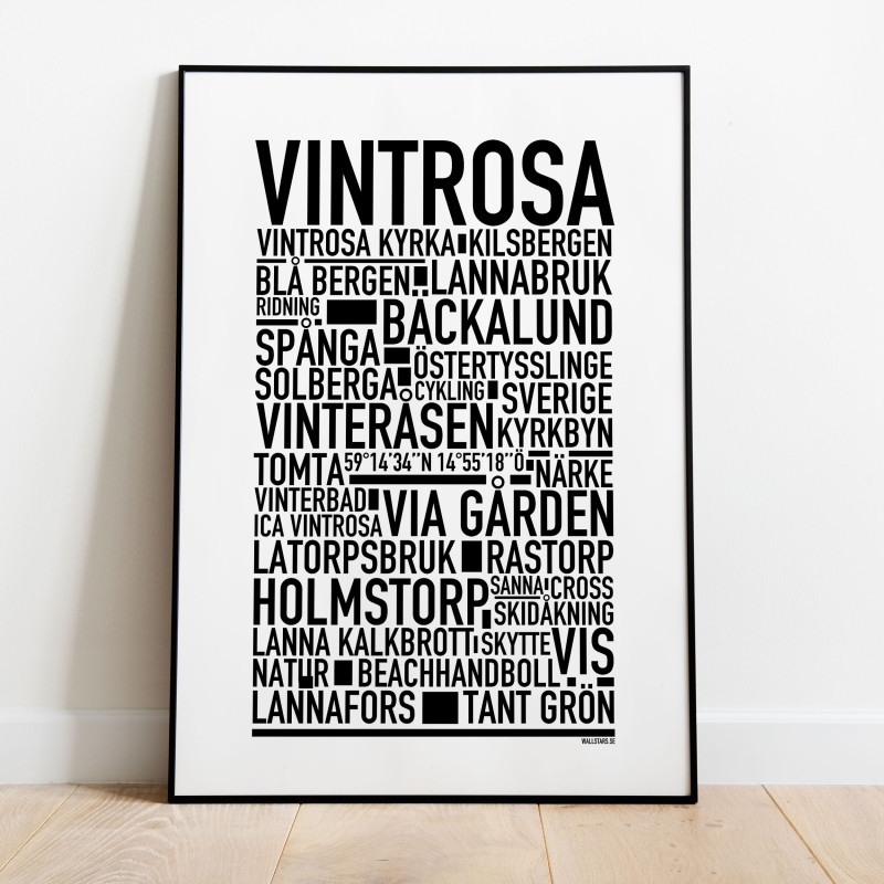 Vintrosa Poster
