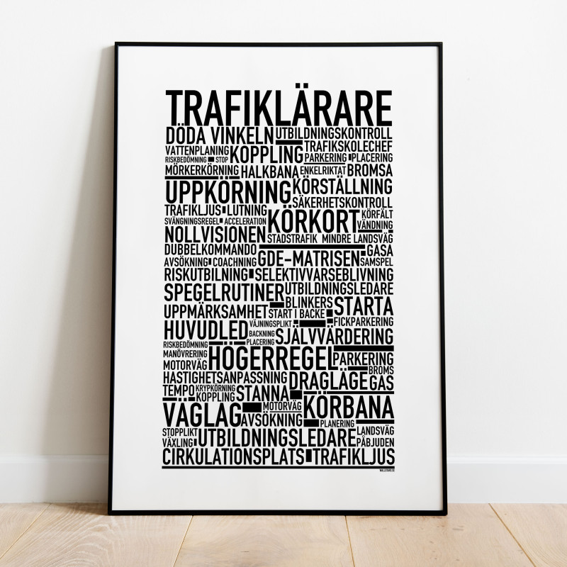 Trafiklärare Poster