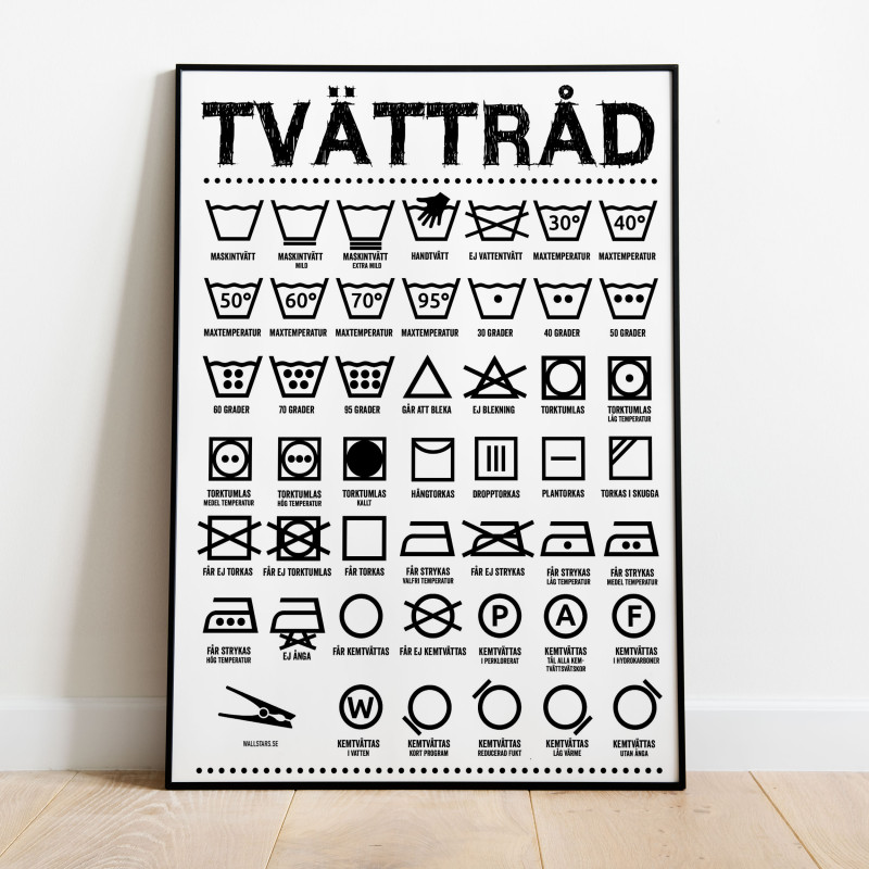 Tvättråd Poster