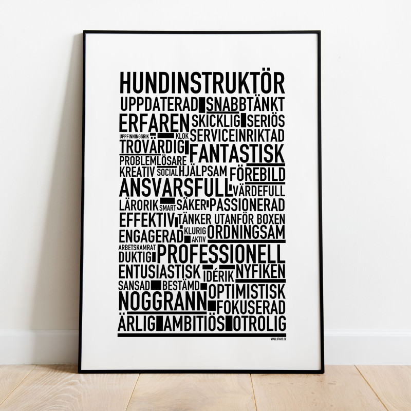 Hundinstruktör Poster