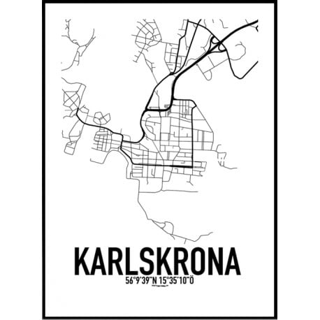 Karlskrona Karta