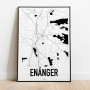 Enånger Karta Poster