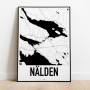 Nälden Karta Poster