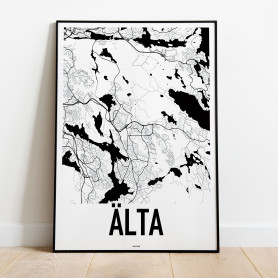 Älta Karta Poster