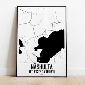 Näshulta Karta