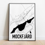 Mockfjärd Karta Poster