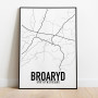 Broaryd Karta Poster