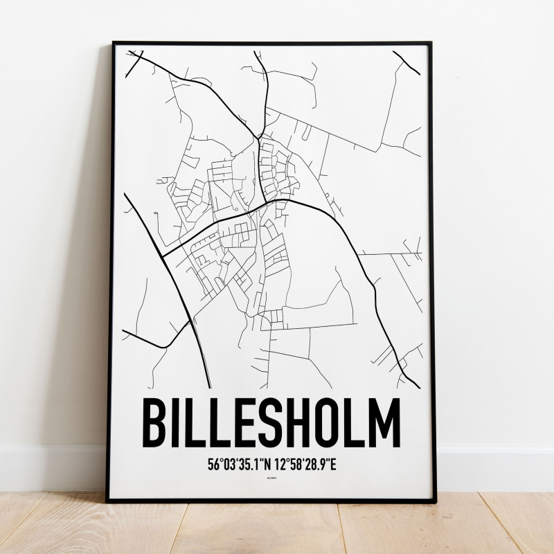 Billesholm Karta Poster