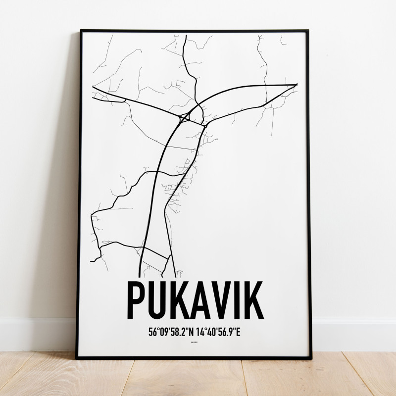 Pukavik Karta Poster