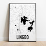 Lingbo Karta Poster