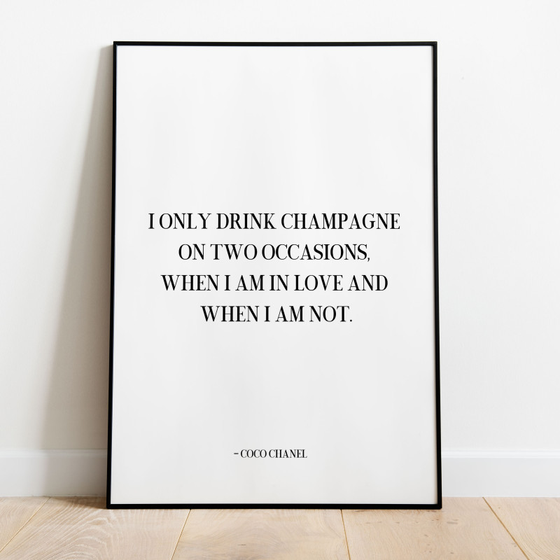 Champagne Love Poster