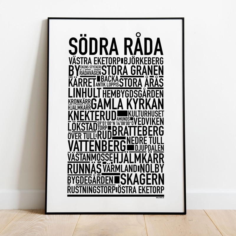 Tavla över Södra Råda