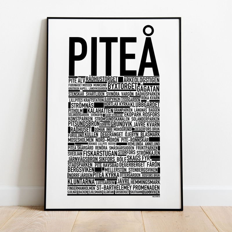 En tavla om Piteå.
