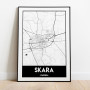 Skara Urban Karta Poster